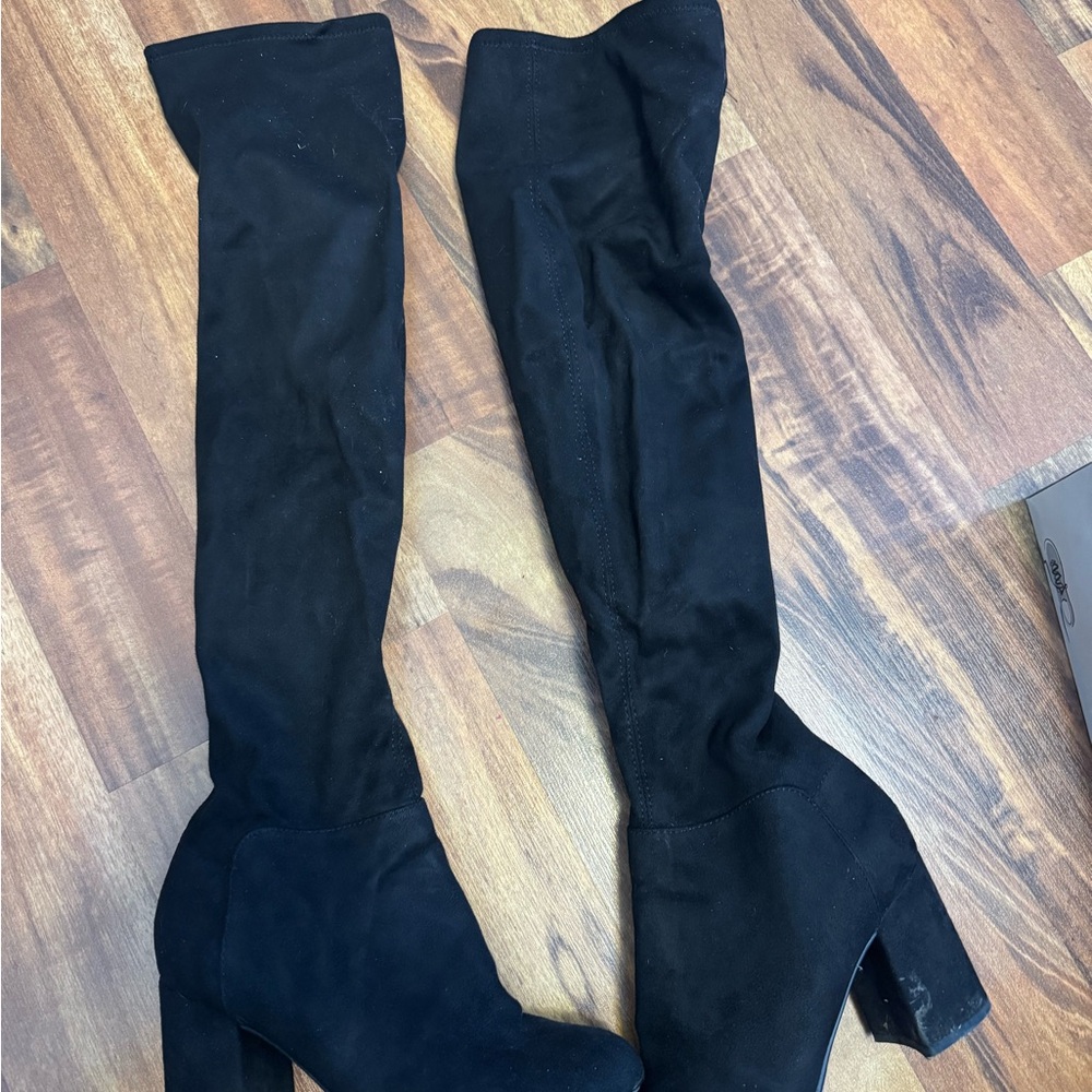 Women's Black Over-the-Knee Boots